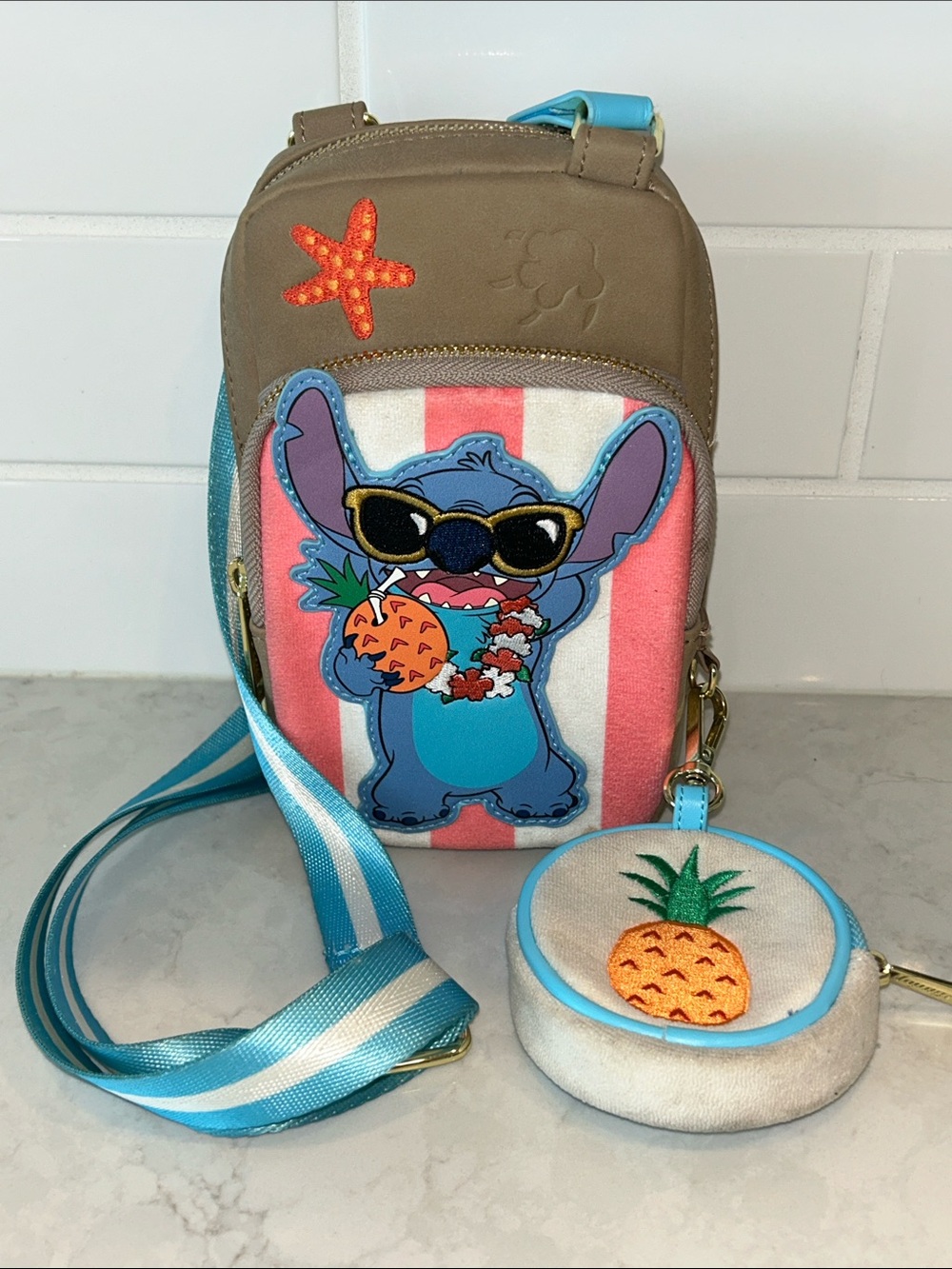 Loungefly Disney Aloha Stitch Crossbody bag